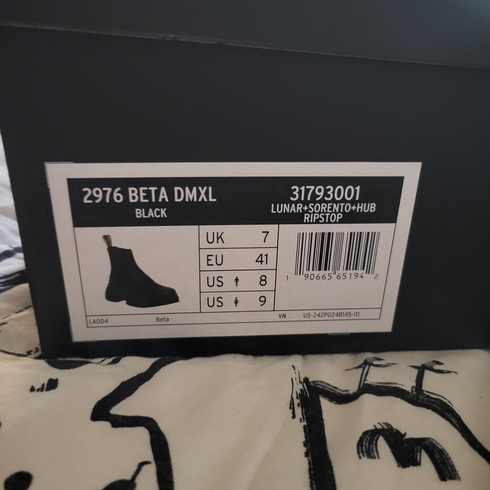 Dr. Martens Black Ripstop Men's Boots